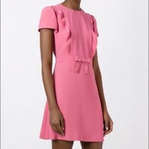 Red Valentino pink dress with bow size 38